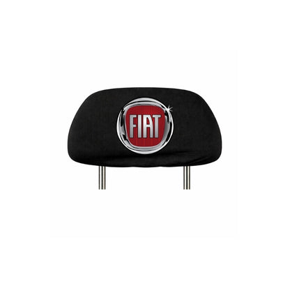 Set 5 huse tetiere negre, pentru gama auto FIAT