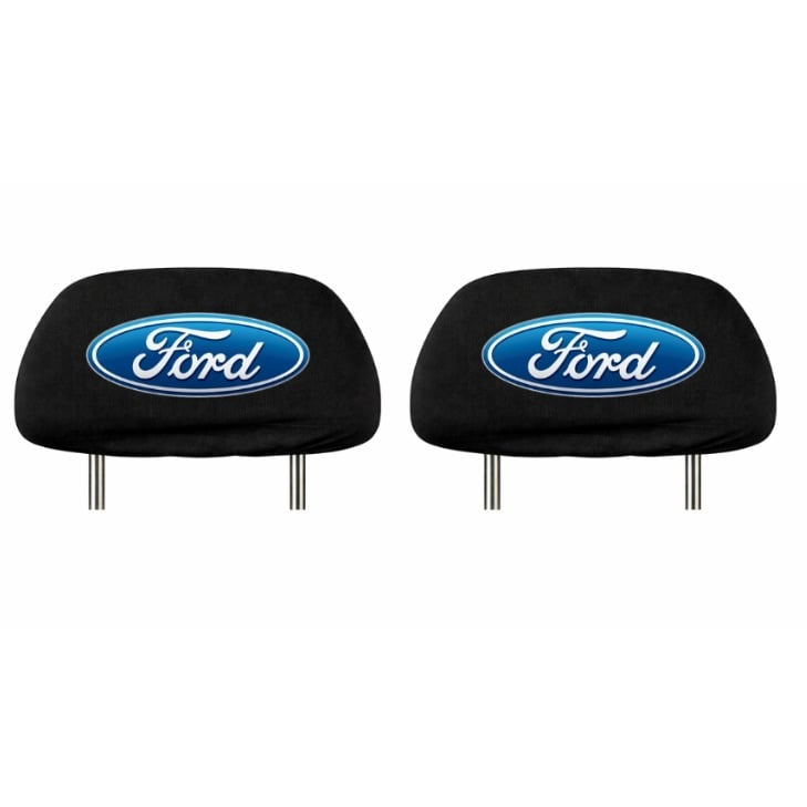 Set 5 huse tetiere negre, pentru gama auto FORD