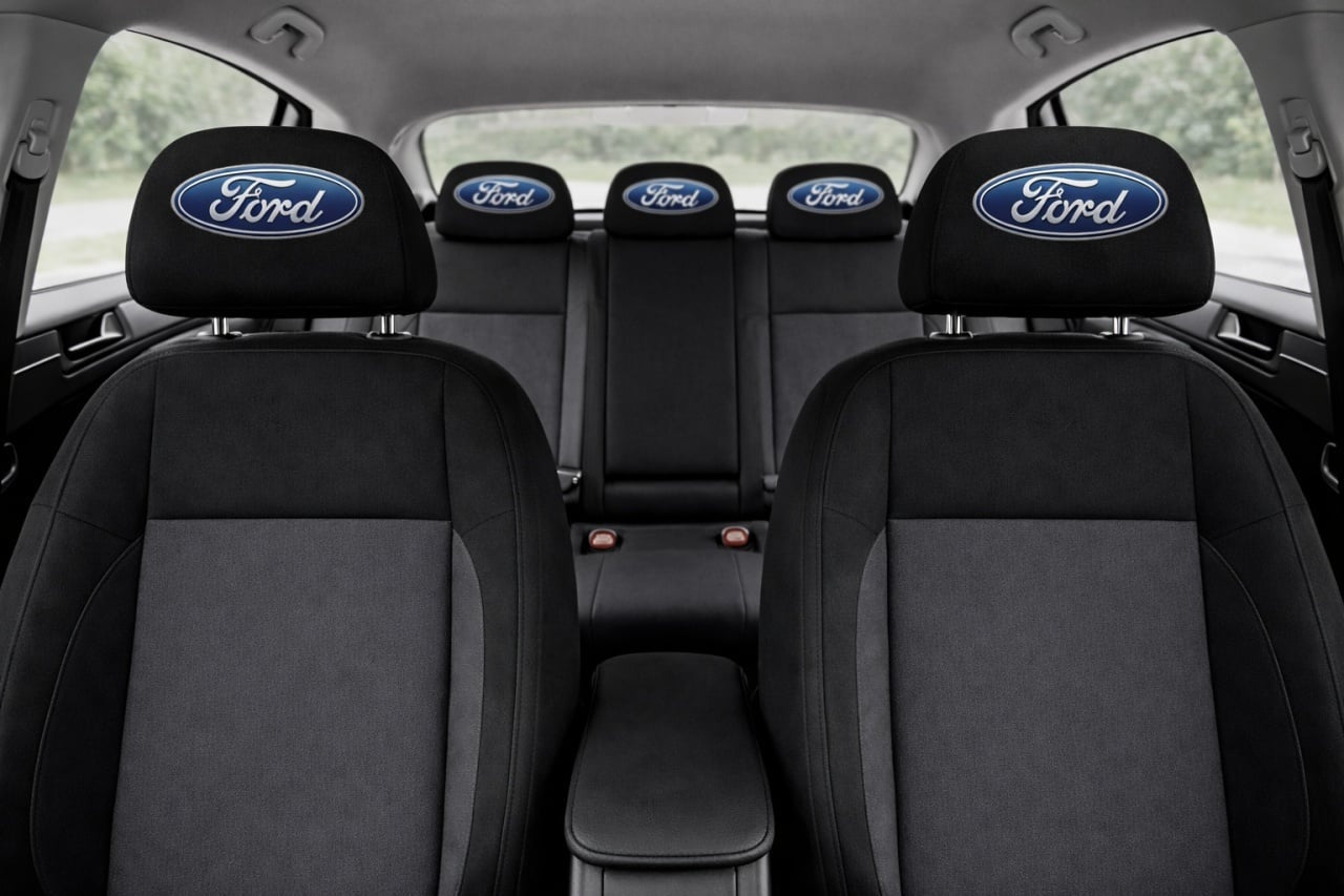 Set 5 huse tetiere negre, pentru gama auto FORD