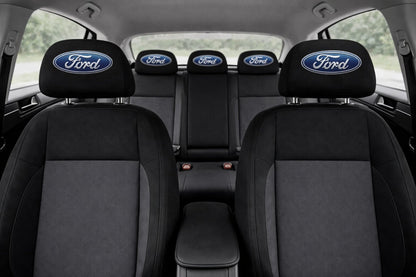 Set 5 huse tetiere negre, pentru gama auto FORD