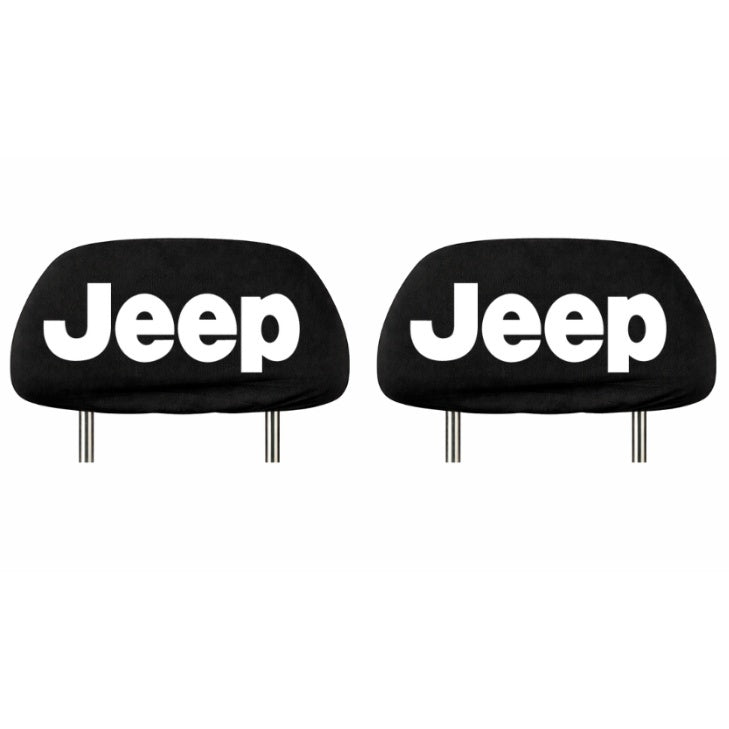 Set 5 huse tetiere negre, pentru gama auto JEEP