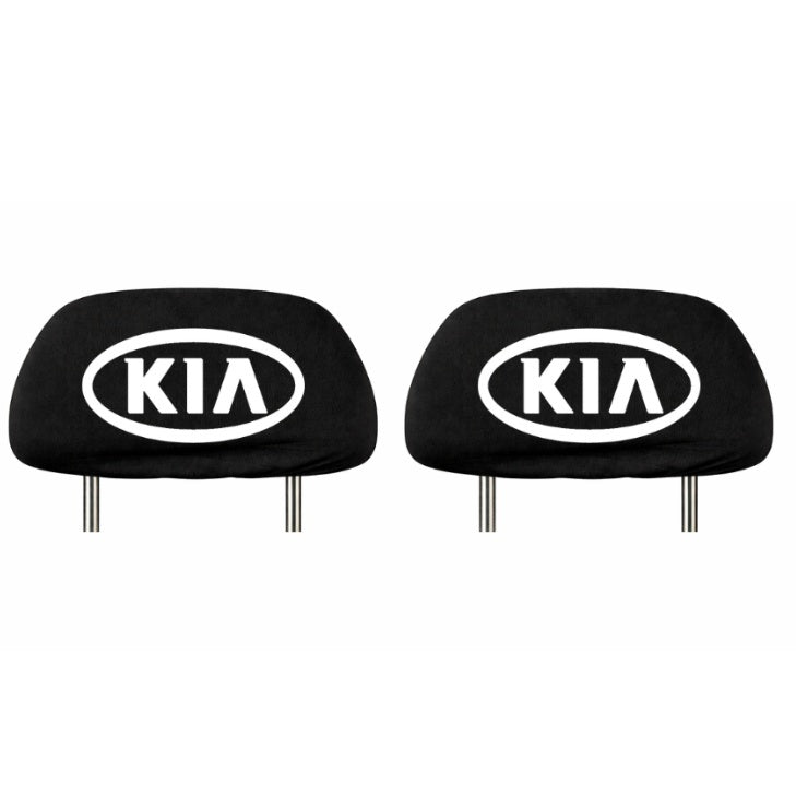 Set 5 huse tetiere negre, pentru gama auto KIA