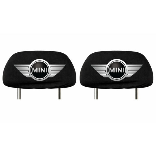 Set 5 huse tetiere negre, pentru gama auto MINI
