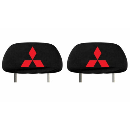 Set 5 huse tetiere negre, pentru gama auto MITSUBISHI