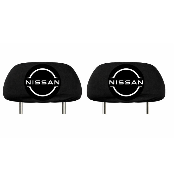 Set 5 huse tetiere negre, pentru gama auto NISSAN NOU