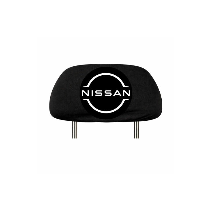 Set 5 huse tetiere negre, pentru gama auto NISSAN NOU