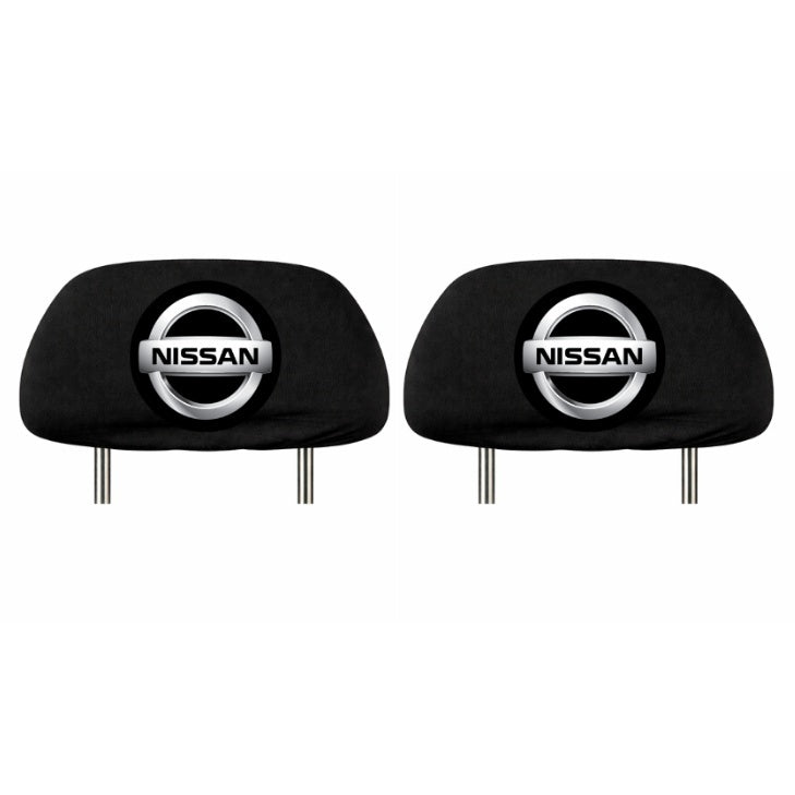 Set 5 huse tetiere negre, pentru gama auto NISSAN