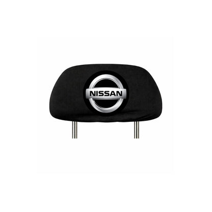 Set 5 huse tetiere negre, pentru gama auto NISSAN