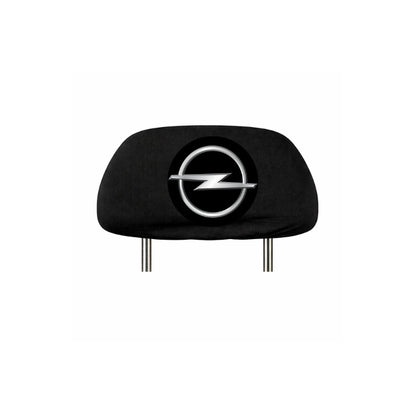 Set 5 huse tetiere negre, pentru gama auto OPEL