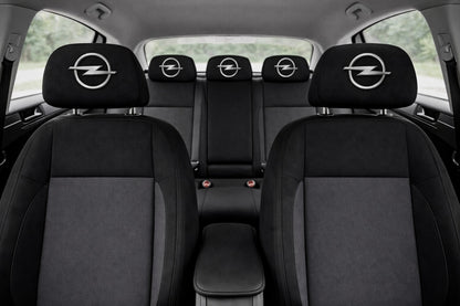 Set 5 huse tetiere negre, pentru gama auto OPEL