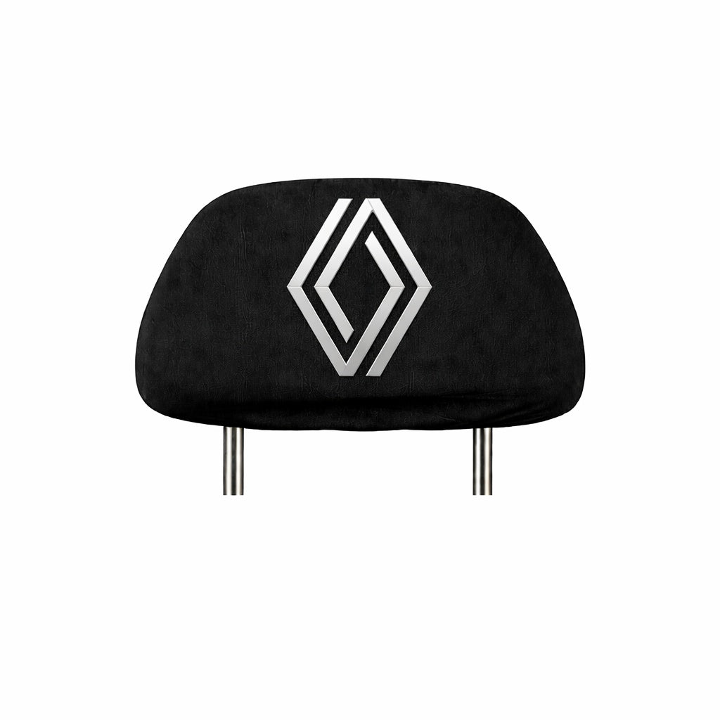 Set 5 huse tetiere negre, pentru gama auto RENAULT NOU