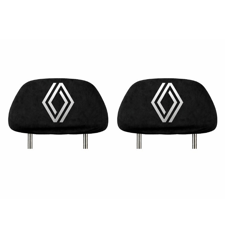Set 5 huse tetiere negre, pentru gama auto RENAULT NOU