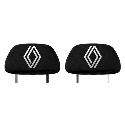 Set 5 huse tetiere negre, pentru gama auto RENAULT NOU