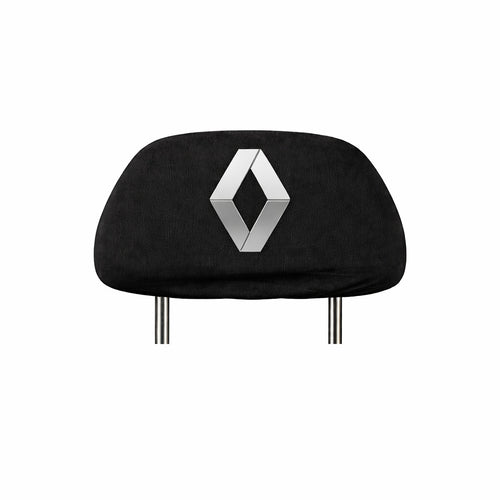 Set 5 huse tetiere negre, pentru gama auto RENAULT