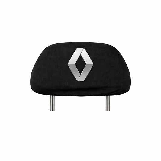 Set 5 huse tetiere negre, pentru gama auto RENAULT