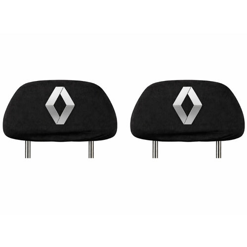 Set 5 huse tetiere negre, pentru gama auto RENAULT