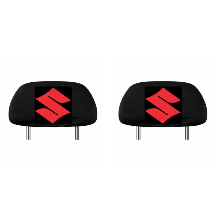 Set 5 huse tetiere negre, pentru gama auto SUZUKI