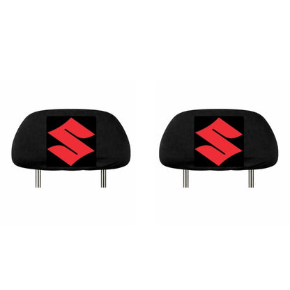 Set 5 huse tetiere negre, pentru gama auto SUZUKI