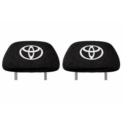 Set 5 huse tetiere negre, pentru gama auto TOYOTA