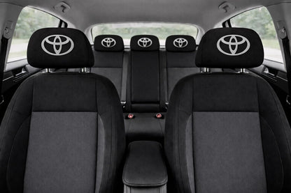 Set 5 huse tetiere negre, pentru gama auto TOYOTA