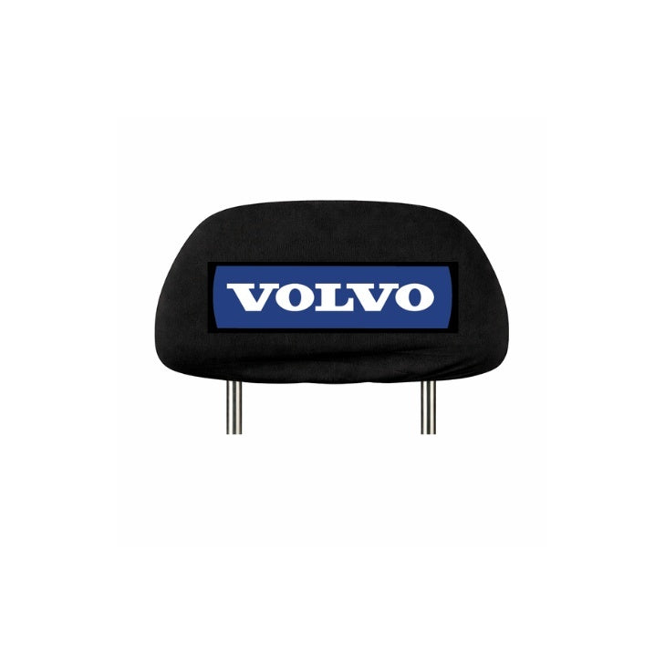 Set 5 huse tetiere negre, pentru gama auto VOLVO