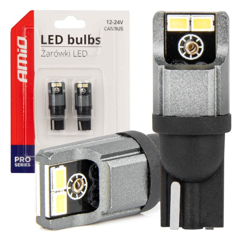 Set becuri auto T10 ,W5W 10W 12/24 V CANBUS
