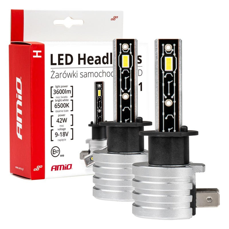 Set becuri ,H1 H-mini becuri  auto  AMiO
