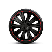 SET CAPACE ROTI 15` NEGRE CU MARGINE ROSIE GIGA R