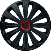 SET CAPACE ROTI 16` Trend Negru Cu Inel Rosu