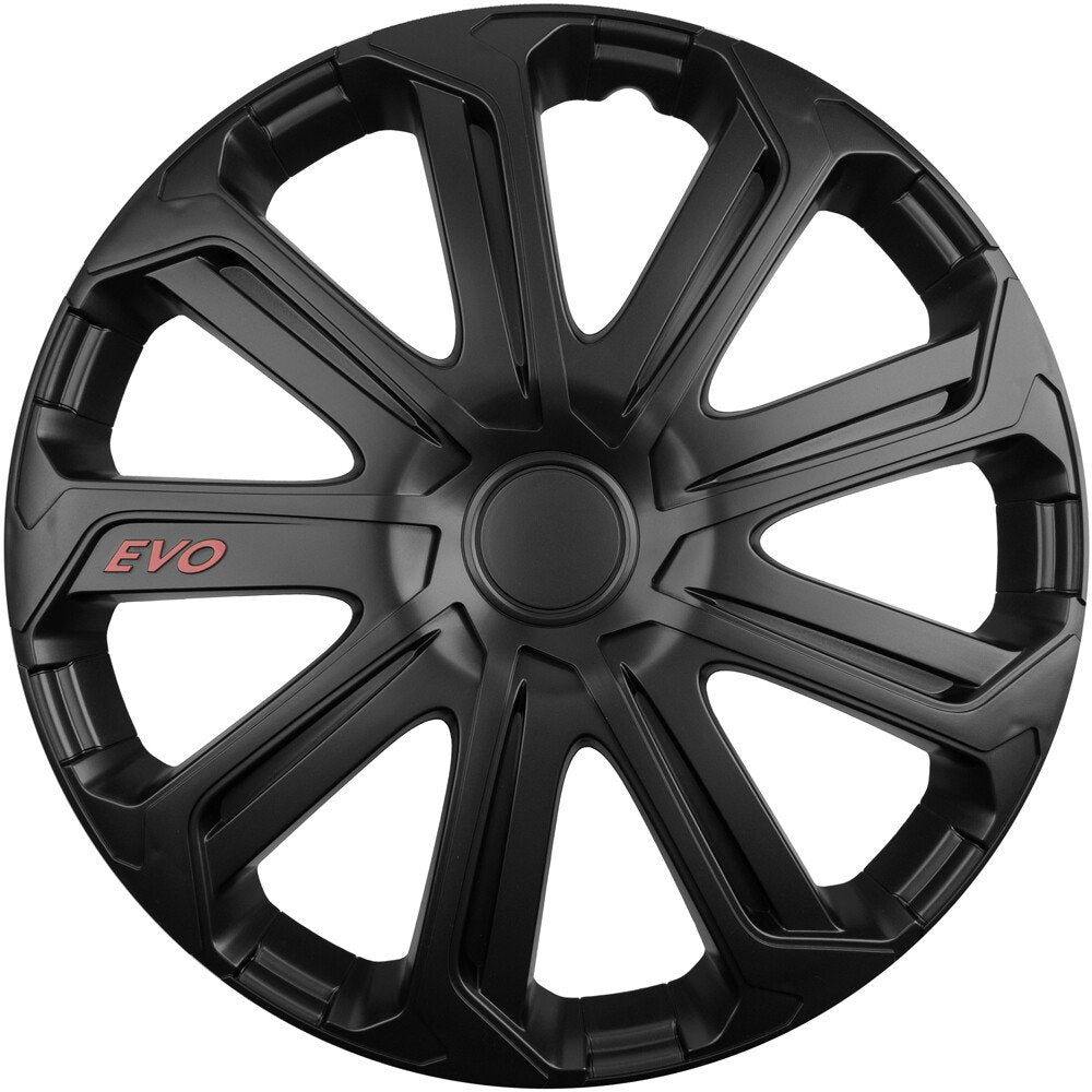 Set 4 Capace Roti Evo Negru R14