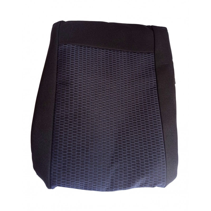 Set huse scaun 2+1 negru cu albastru