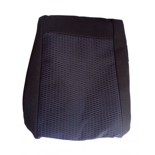 Set huse scaun 2+1 negru cu albastru
