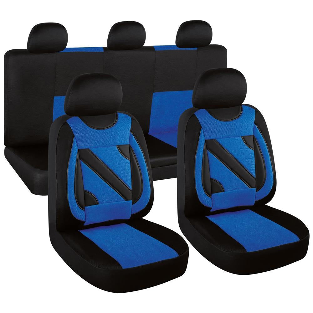 SET HUSE SCAUN NERO ALBASTRU