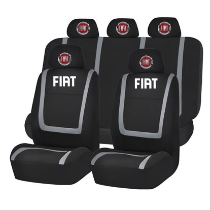 Set Huse Scaune Universale Compatibile cu Fiat – Negru/Gri