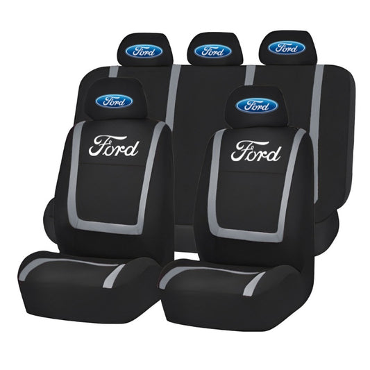 Set Huse Scaune Universale Compatibile cu Ford– Negru/Gri