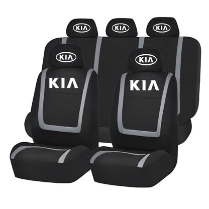 Set Huse Scaune Universale Compatibile cu Kia – Negru/Gri