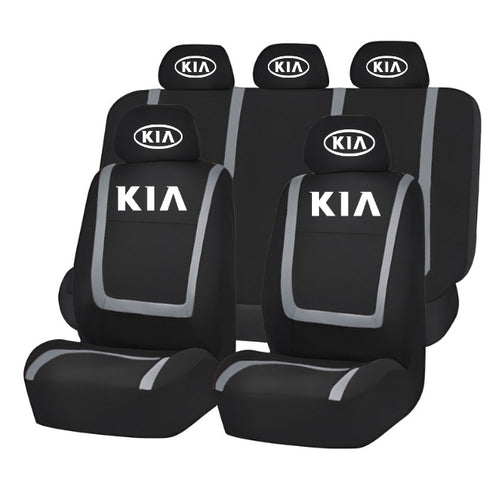 Set Huse Scaune Universale Compatibile cu Kia – Negru/Gri