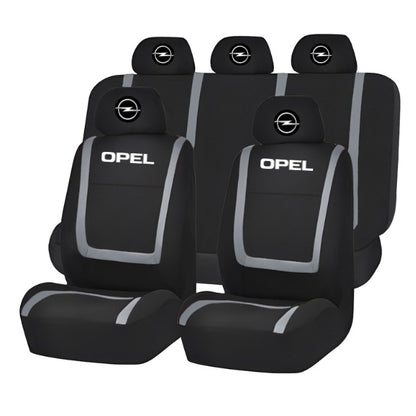 Set Huse Scaune Universale Compatibile cu Opel – Negru/Gri