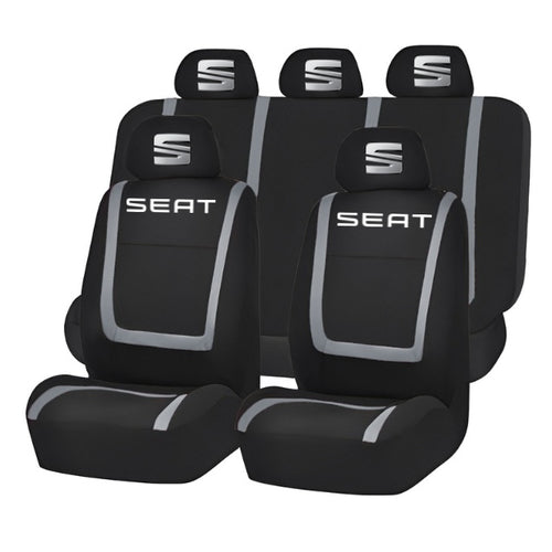 Set Huse Scaune Universale Compatibile cu Seat – Negru/Gri