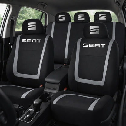 Set Huse Scaune Universale Compatibile cu Seat – Negru/Gri