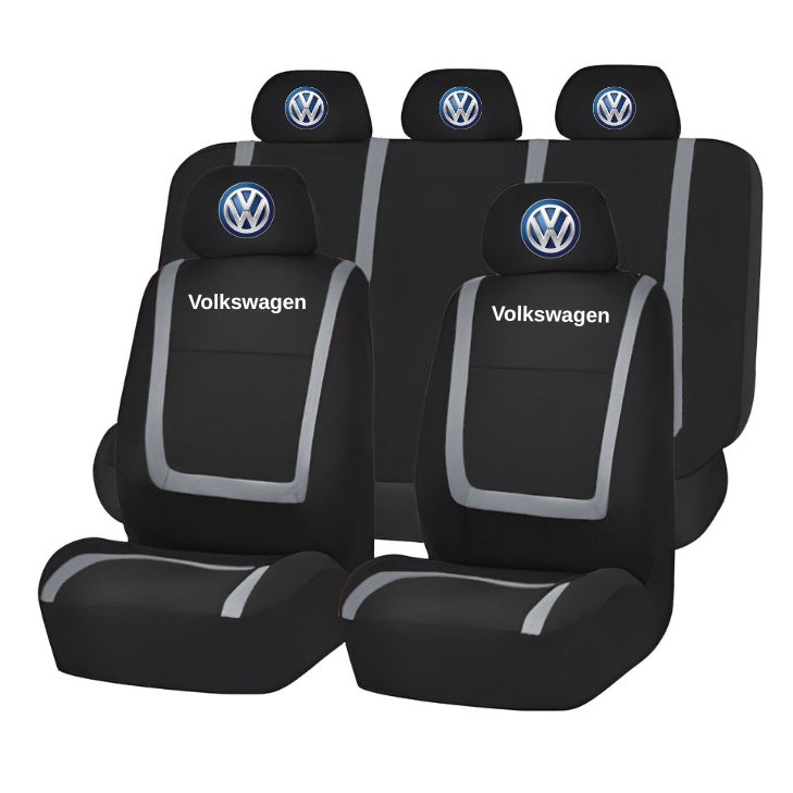 Set Huse Scaune Universale Compatibile cu Volkswagen – Negru/Gri