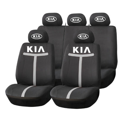 Set Huse Scaune Universale HLX1 Compatibile cu Kia – Negru/Gri