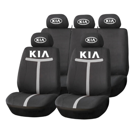 Set Huse Scaune Universale HLX1 Compatibile cu Kia – Negru/Gri