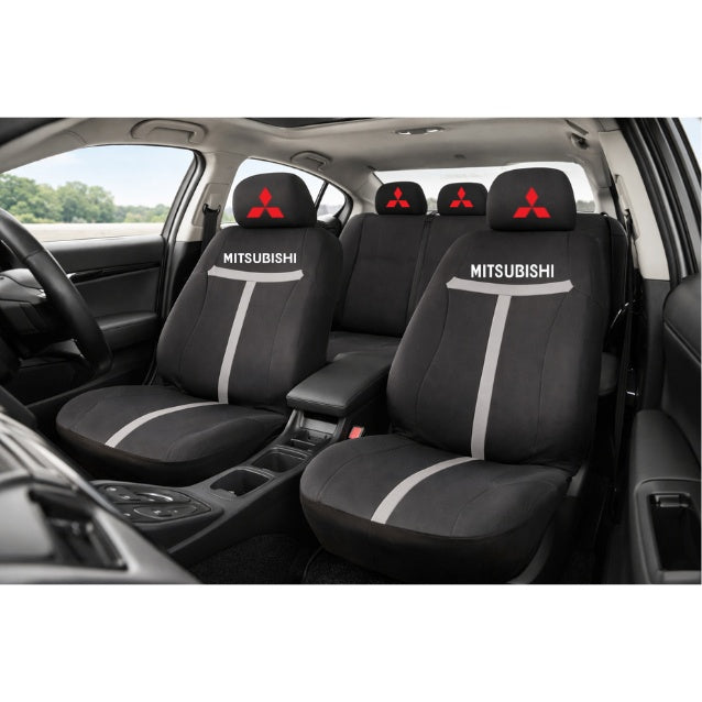 Set Huse Scaune Universale HLX1 Compatibile cu Mitsubishi – Negru/Gri