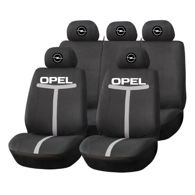 Set Huse Scaune Universale HLX1 Compatibile cu Opel – Negru/Gri