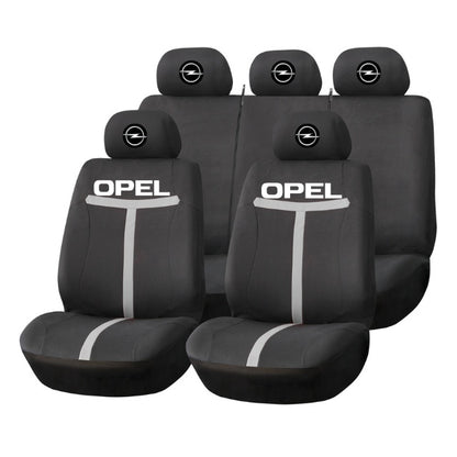 Set Huse Scaune Universale HLX1 Compatibile cu Opel – Negru/Gri