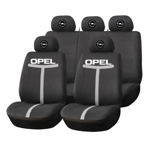 Set Huse Scaune Universale HLX1 Compatibile cu Opel – Negru/Gri