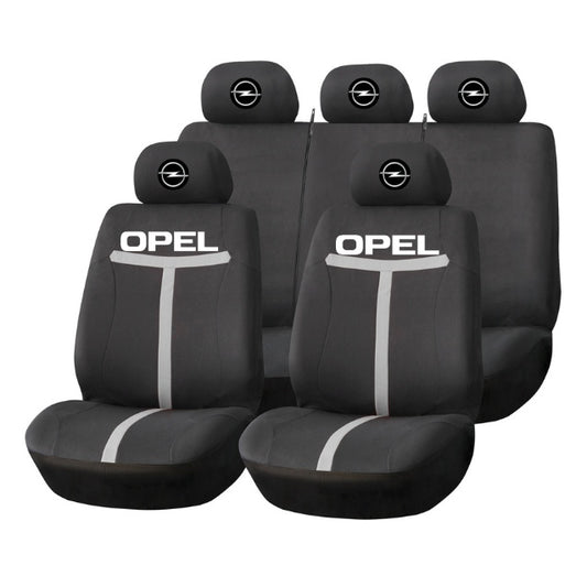 Set Huse Scaune Universale HLX1 Compatibile cu Opel – Negru/Gri