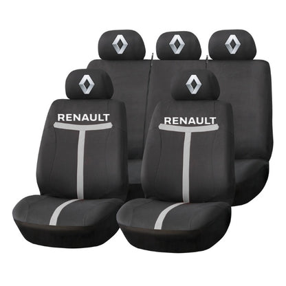 Set Huse Scaune Universale HLX1 Compatibile cu Renault – Negru/Gri