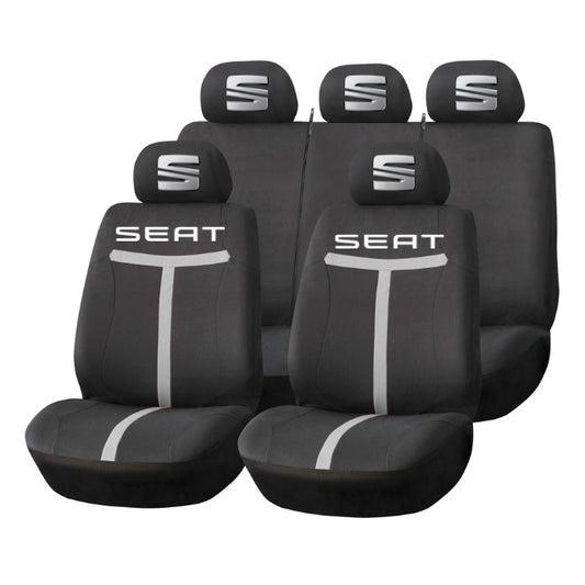 Set Huse Scaune Universale HLX1 Compatibile cu Seat – Negru/Gri